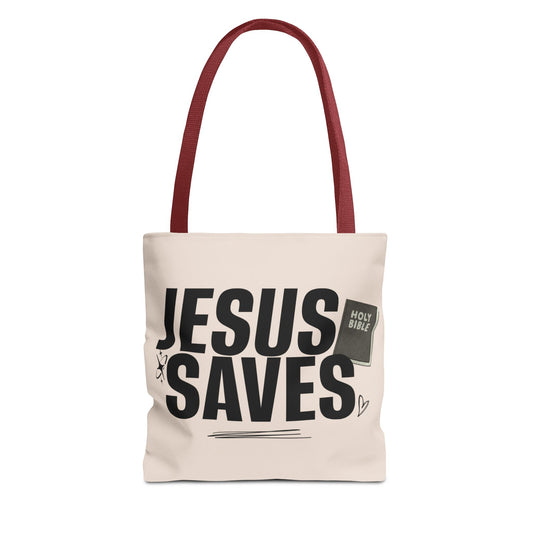 Jesus Saves Bible Bag